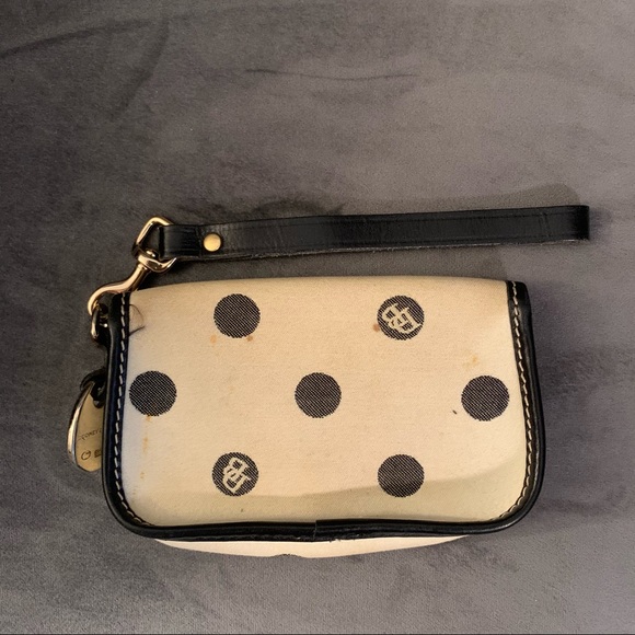 EUC Dooney & Bourke Dot Wristlet- needs cleaning - Picture 2 of 4